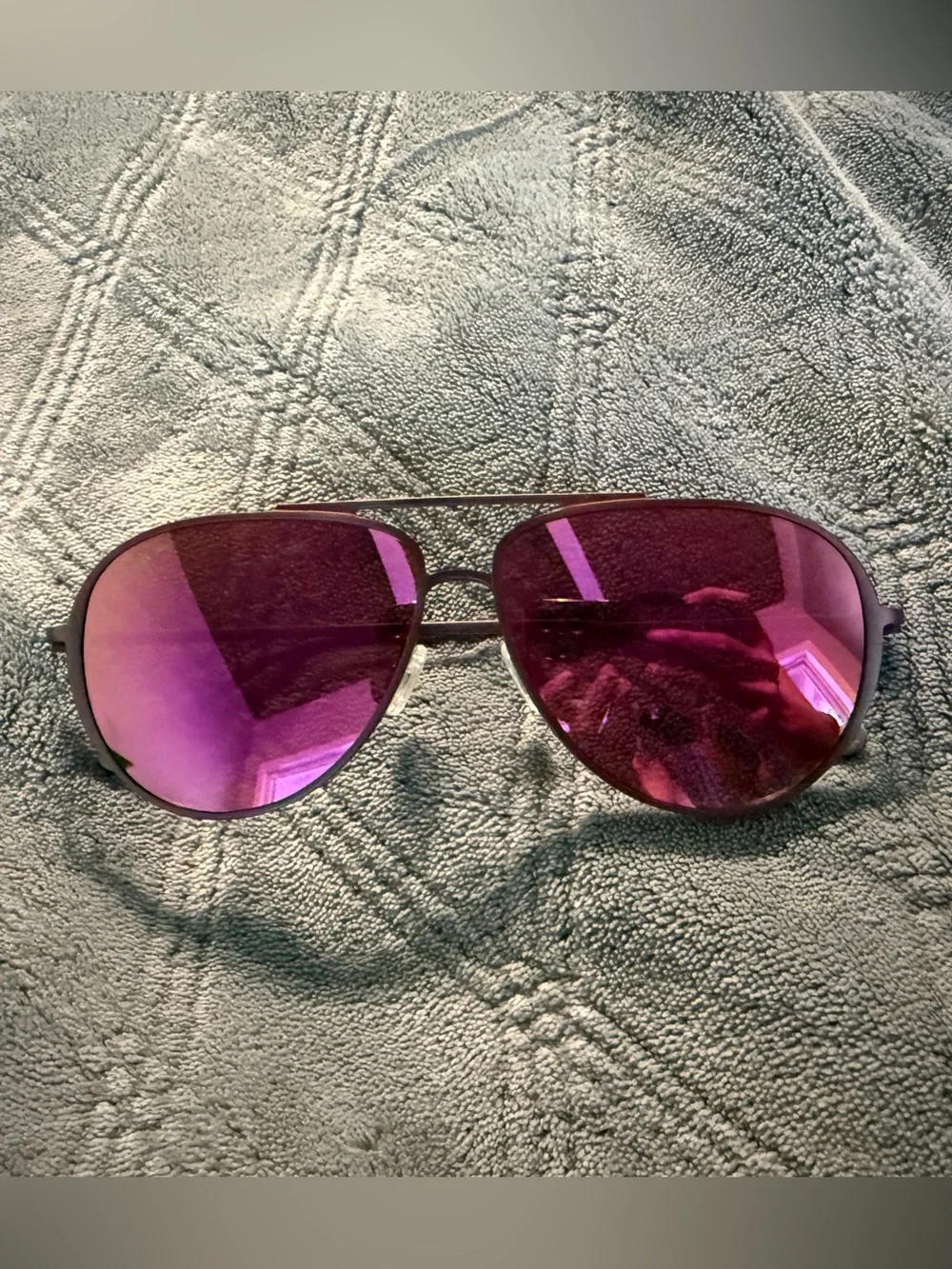 Maui Jim 543 Shallows Aviator Sunglasses Brushed Burgundy Maui Sunrise